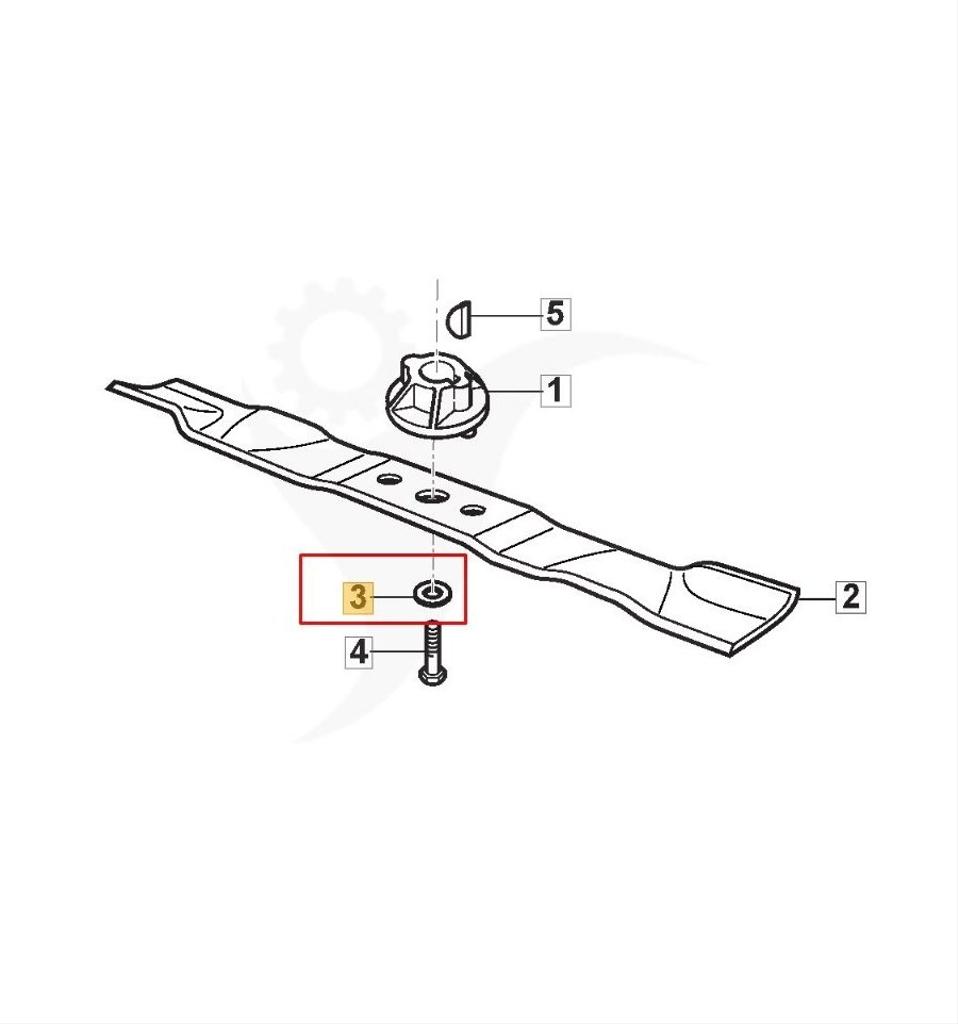 Knivbultsbricka Dino 47, 112530140/0