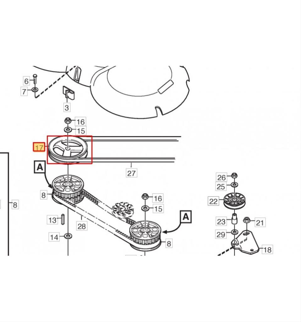 Remskiva Villa 107M, 1134-4732-01