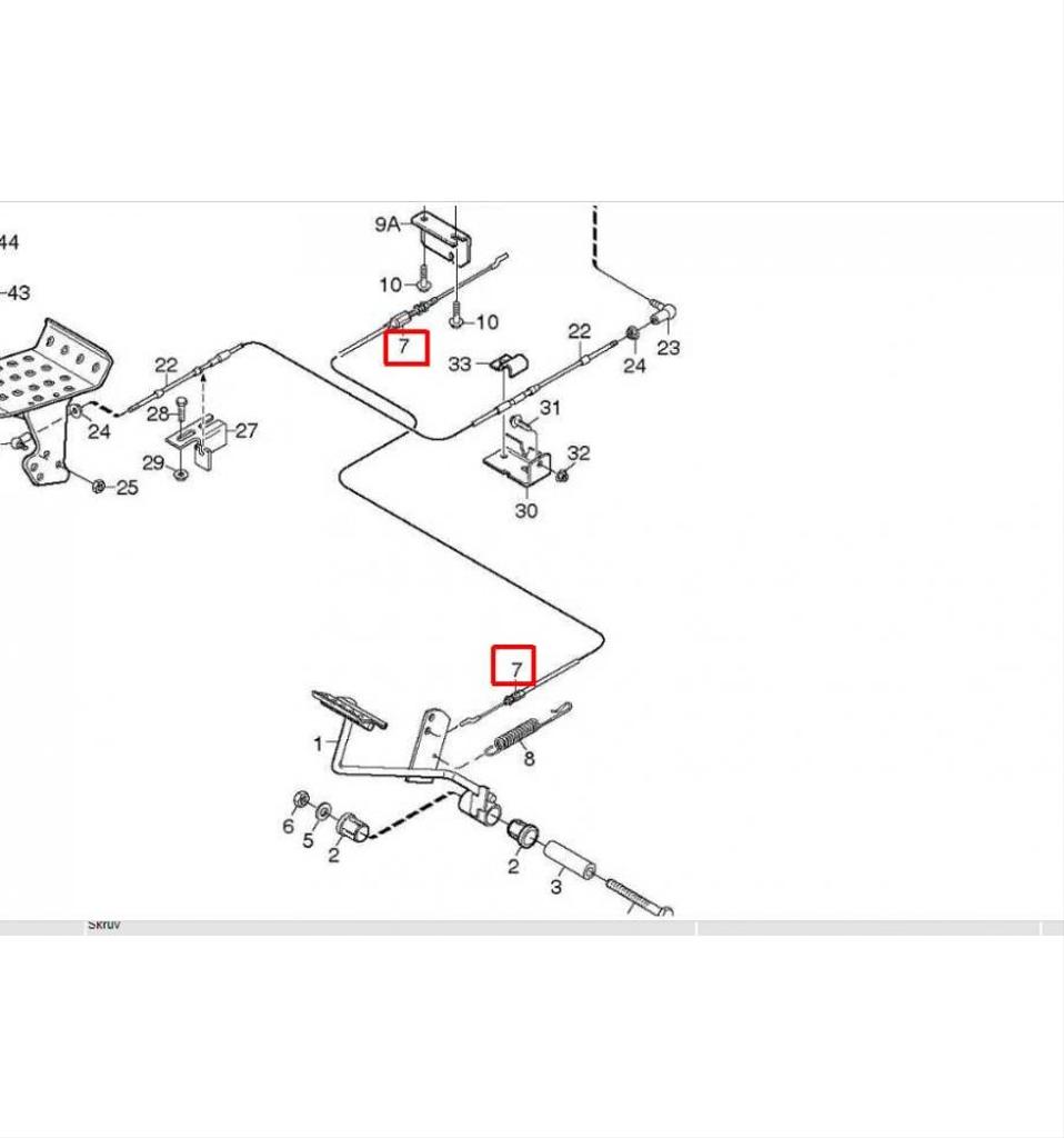 Bromsvajer Park 320, Park 340, Park Compact m.fl. 187000211/1