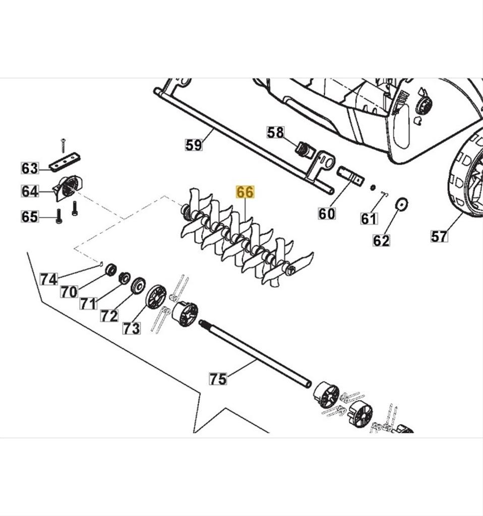 Knivaxel komplett SV213, 118802309/0