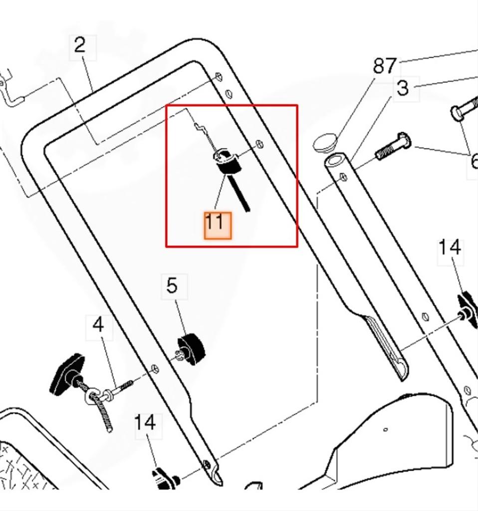 Motorbromsvajer M145 S, M53-150AWFP 5324080-47