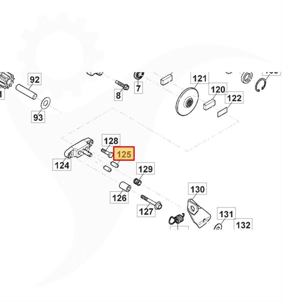 Bromsstift Combi 1066H, Estate 2084H, 3084H, 118870069/0