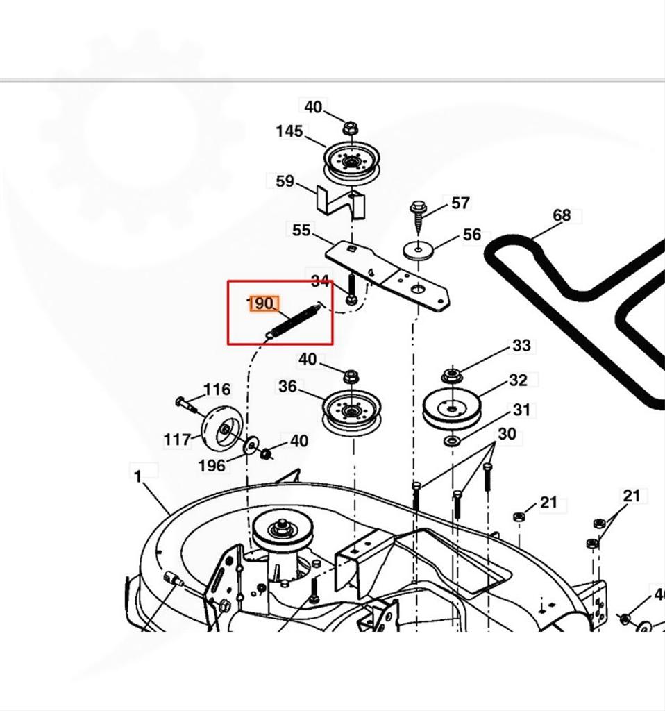 Fjäder klippaggregat, 5321972-51