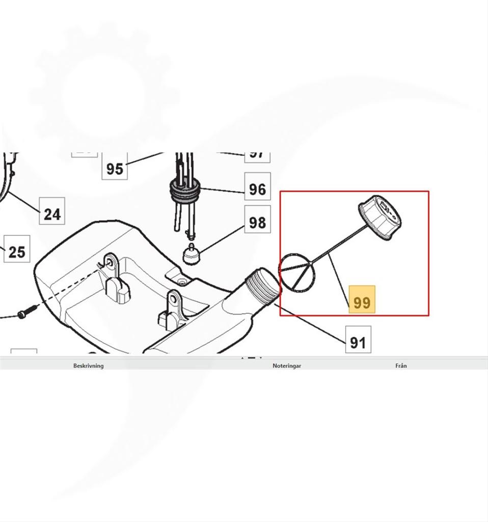 Tanklock SB28, SB33, SB44, ST28J,  118801243/0