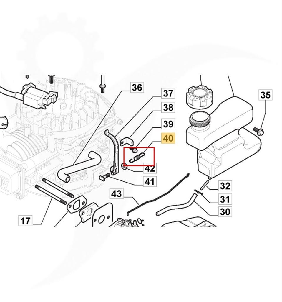 Fjäder varvtalsregulator 118550932/0
