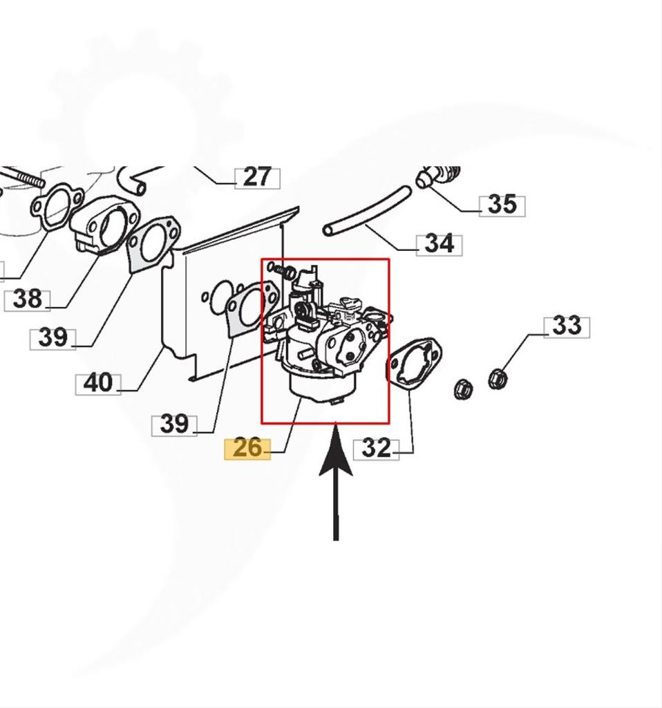 Förgasare WM14, TRE0701, 118550375/1