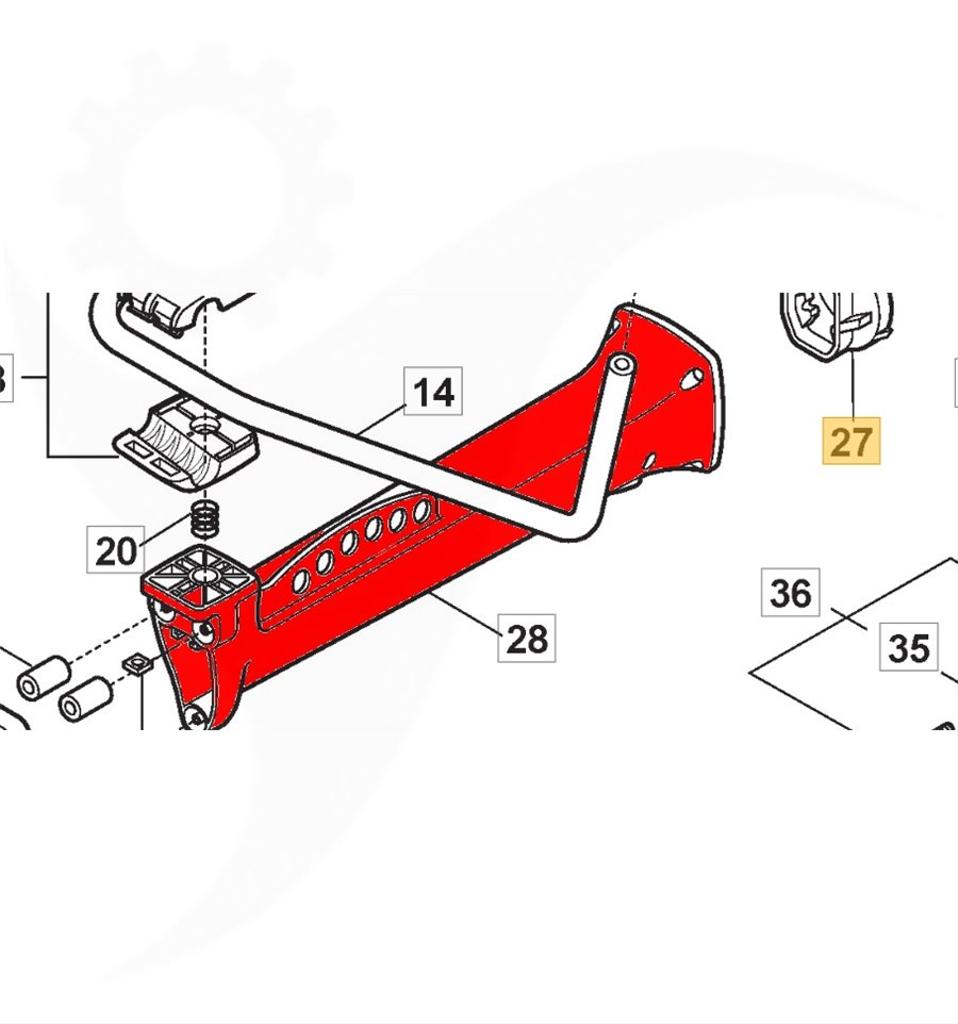 Transmissionshus sb35d, sb40, sb52, 3L4563850/2