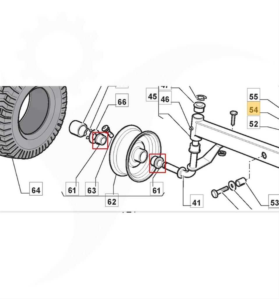 Framhjulslager Estate, Garden, 125122200/2