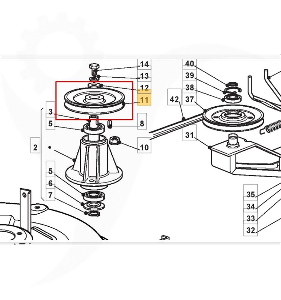Remskiva Estate Basic, Tornado, m.fl. 125601571/0