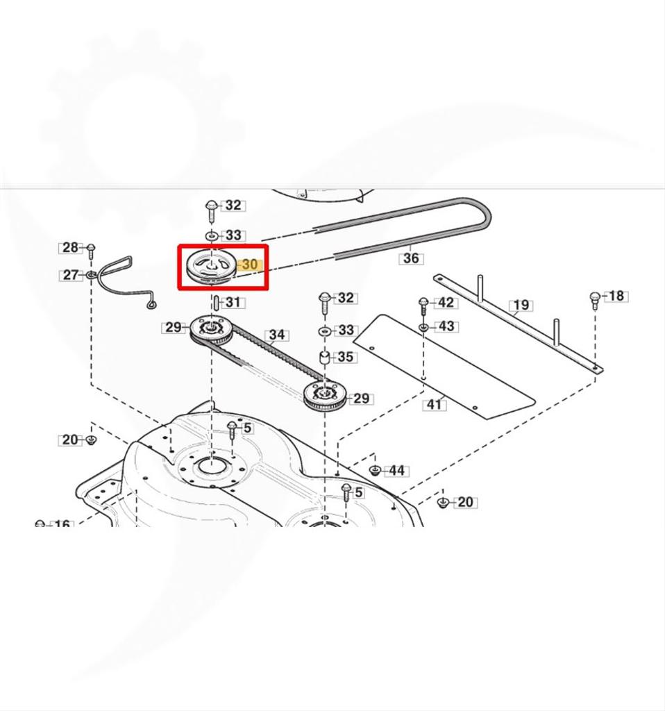 Remskiva Villa Combi 85, 1137-0010-01