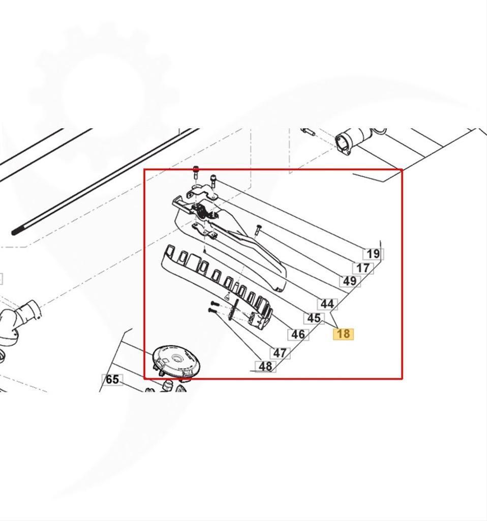 Grässkydd Komplett  SBC 232, 242, 252, 118803954/1
