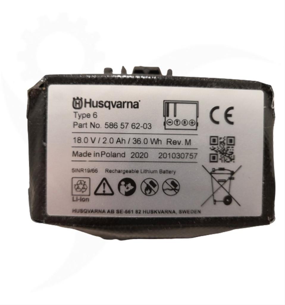 OriginalBatteri Husqvarna Automower 305, 308, Gardena R40Li, 5895861-01