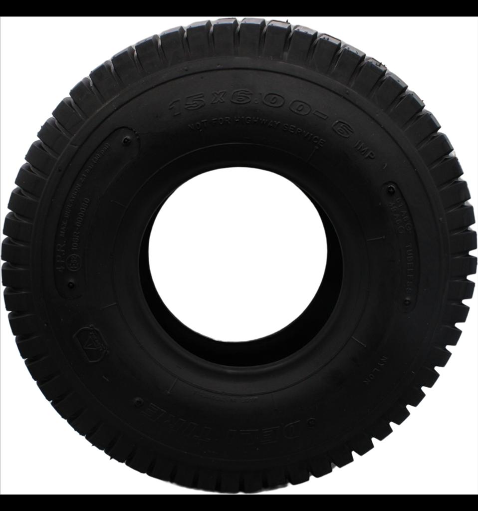 Däck fram 15x6.00-6" Husqvarna 5321220-73, Stiga 125590020/0