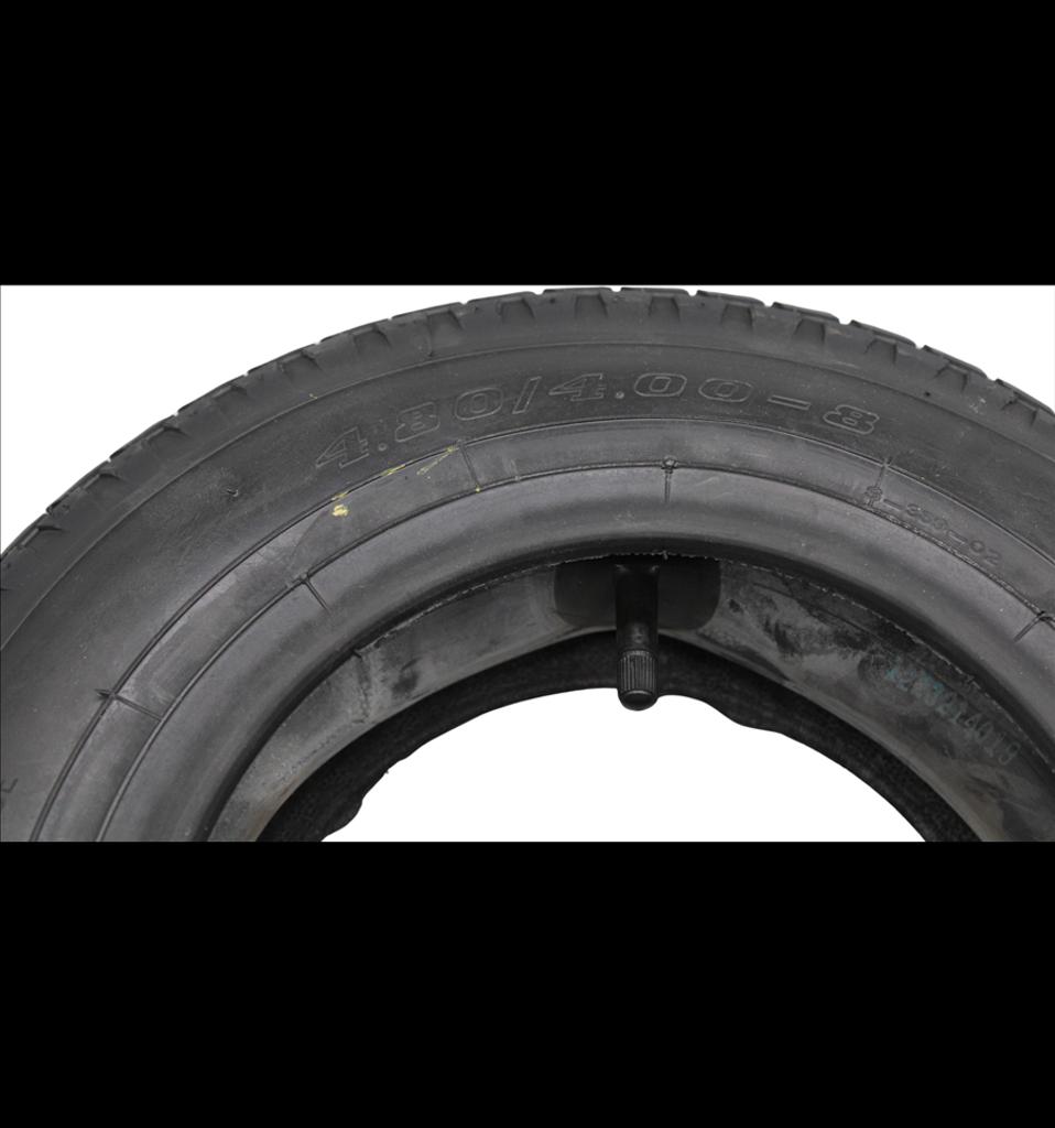 Däck till skottkärra, transportvagn inkl slang 4,00-8"