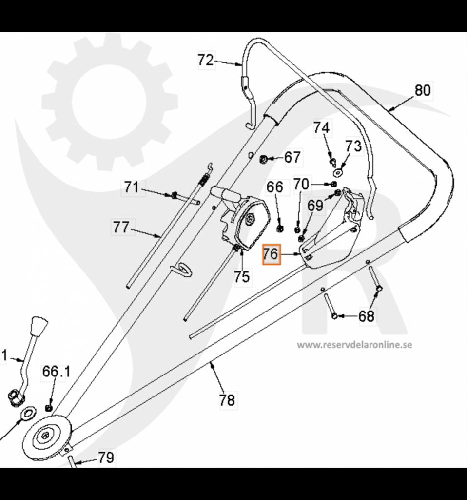 Klippo drivreglage Cobra S, Cobra SE, 5033156-01