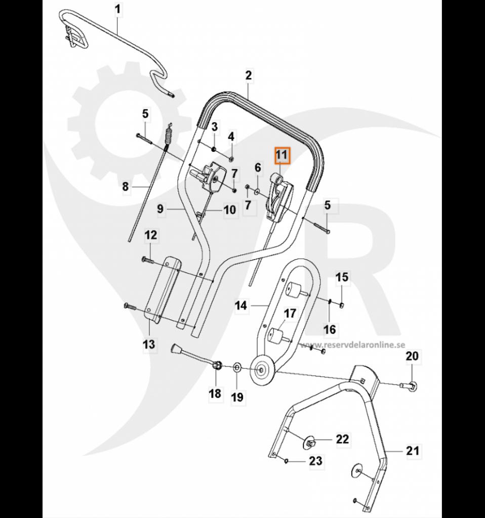 Drivreglage Pro 19, Pro 21, WB48 m.fl. 5033098-01