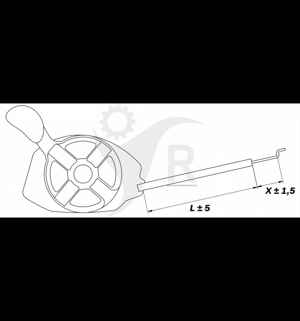 Gasreglage Combi 48 SQ BW, 53 SQ BW, Turbo X3 50, 181005501/1