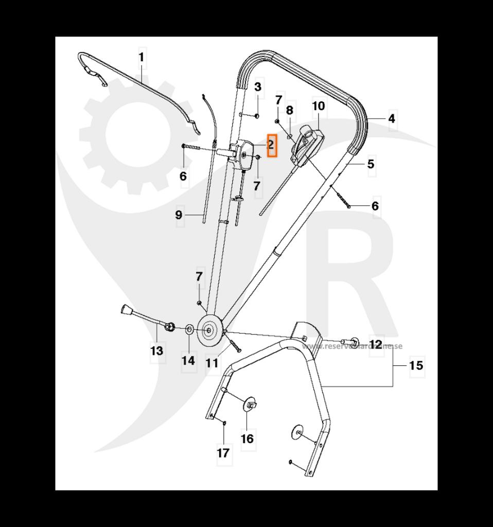 Gasreglage Comet S, SE, Cobra S, SE, Pro 19 S, 21 S, 5033096-01