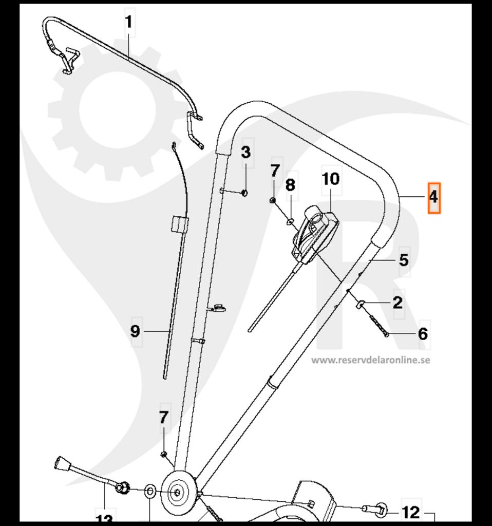 Handtagsgrepp Klippo, Husqvarna, 5766419-01