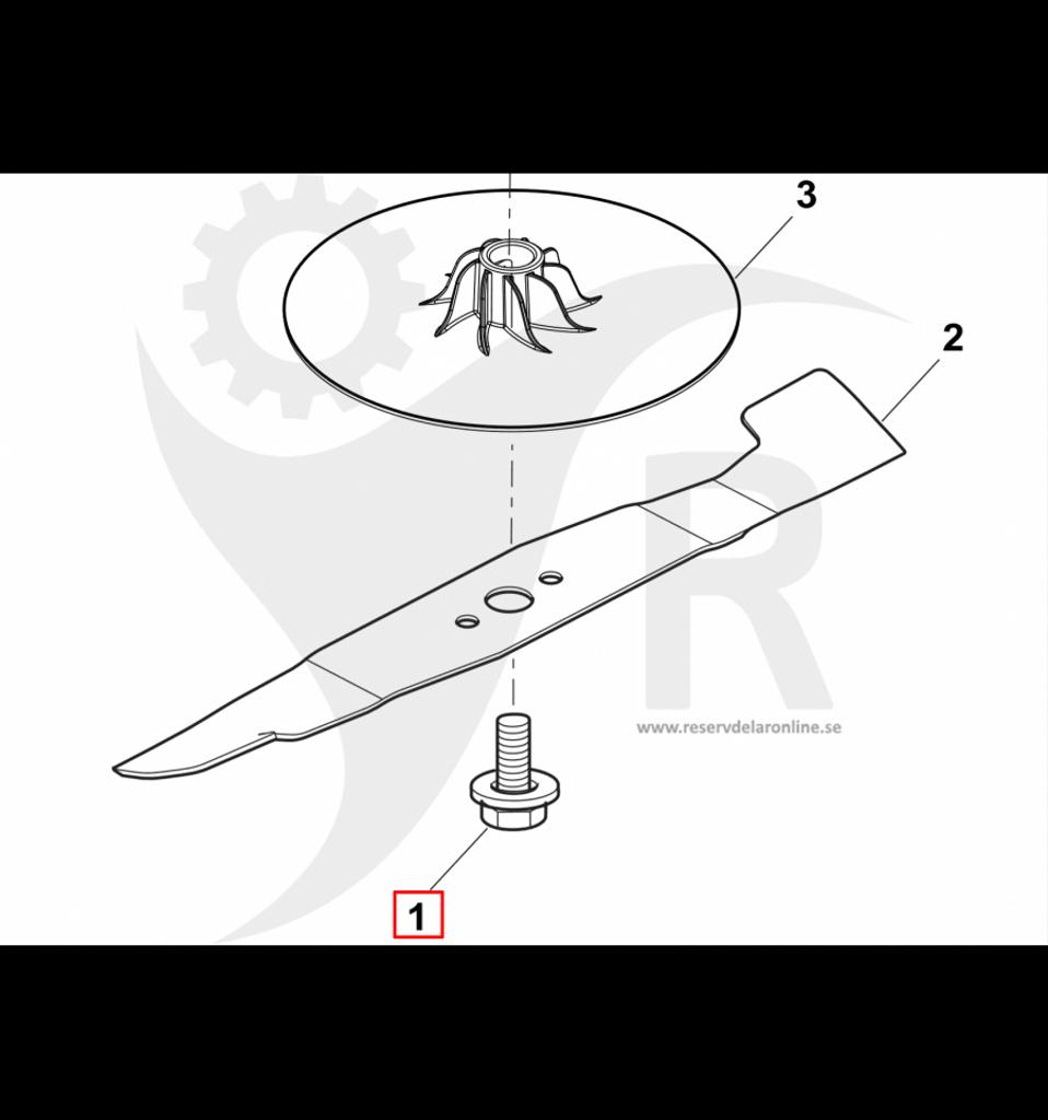 Knivbult Combi 36AE, 40AE m.fl. 381004352/1