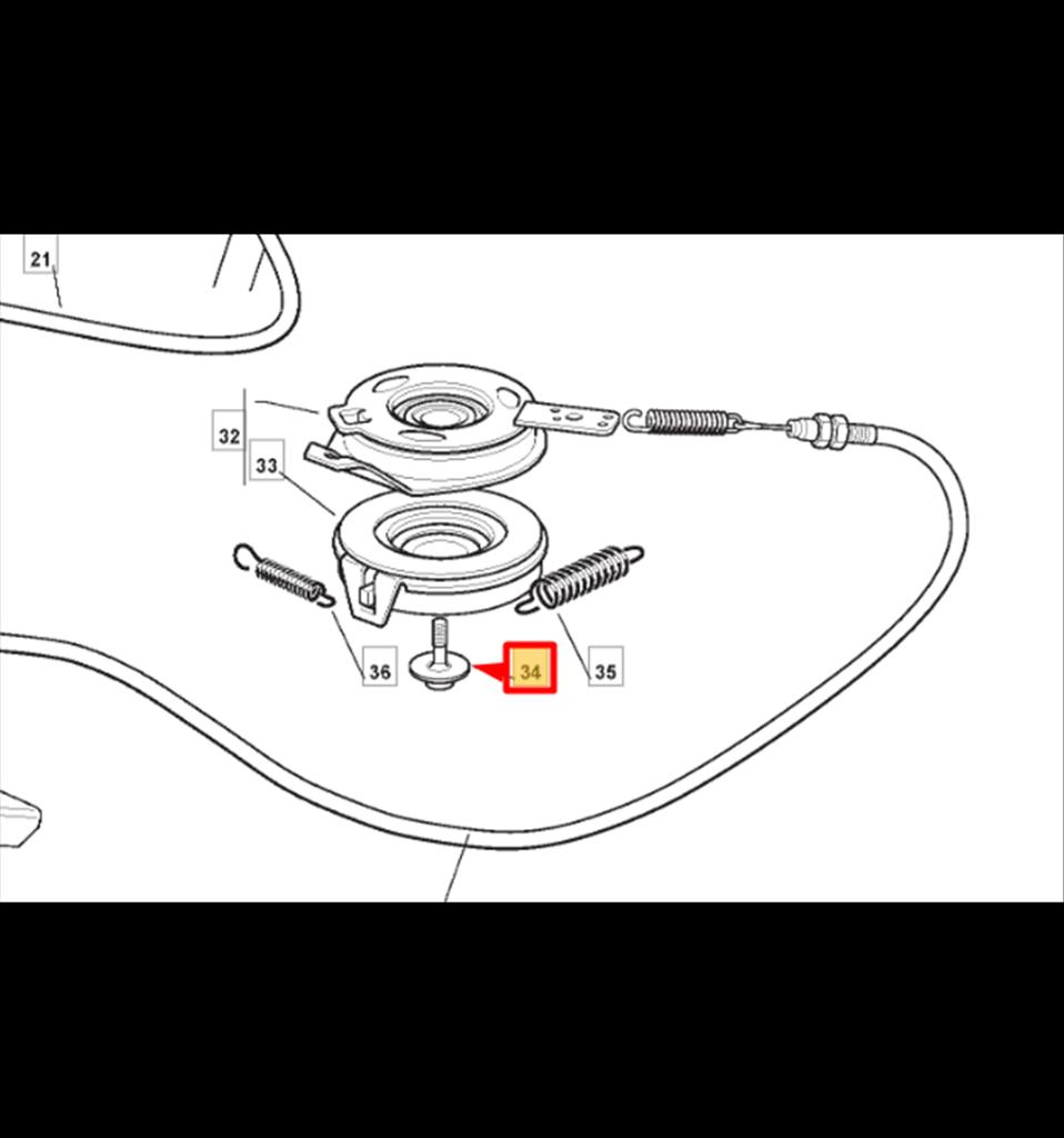 Kopplingsskruv 112735460/0