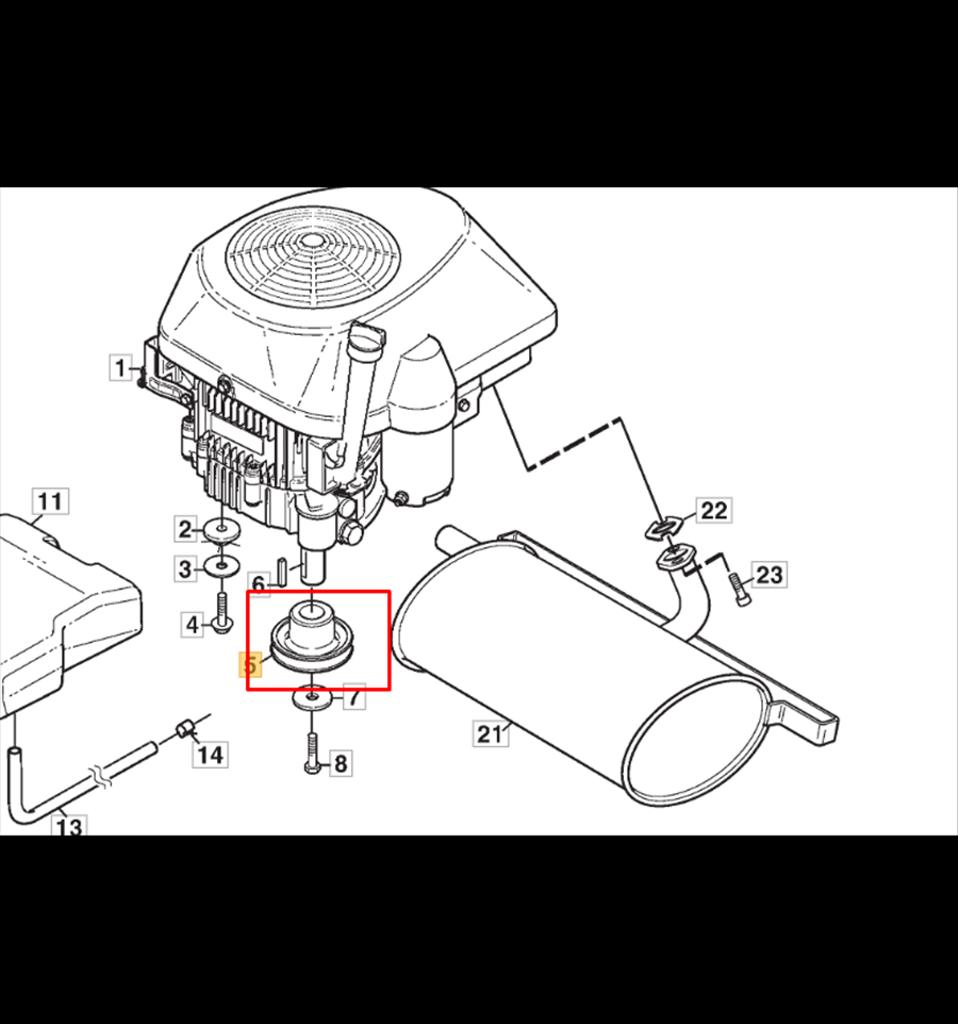Motorremskiva Primo 1134-6495-01
