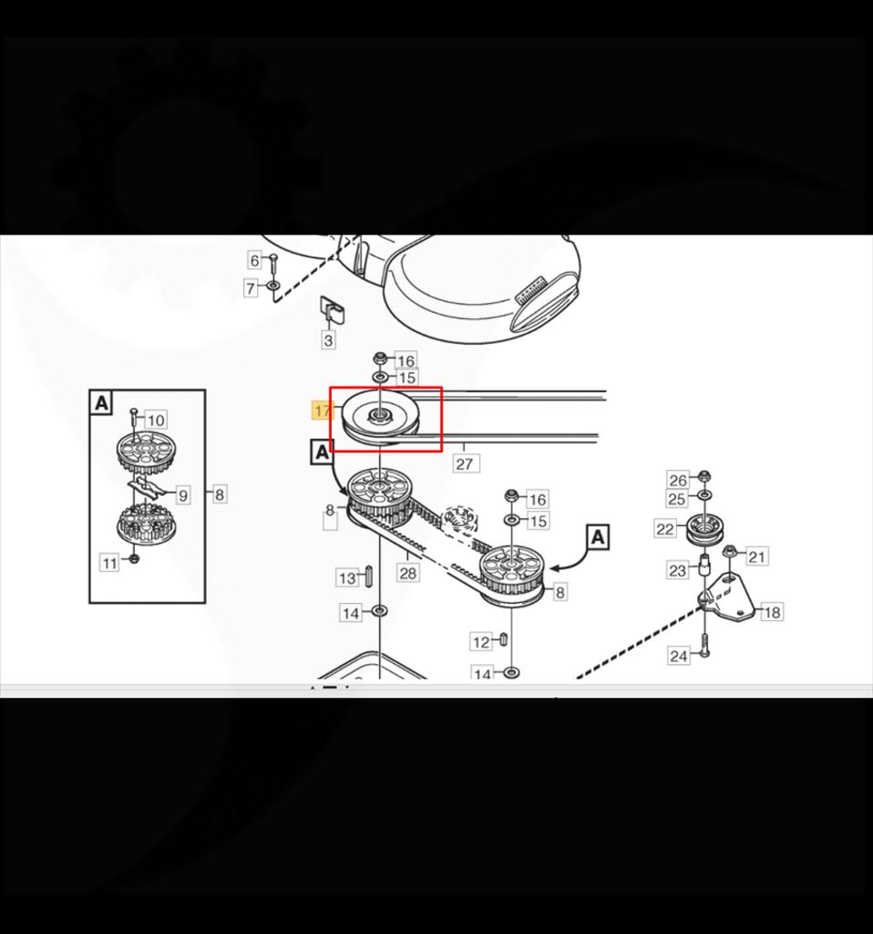 Remskiva Villa 92M, 1134-4733-01