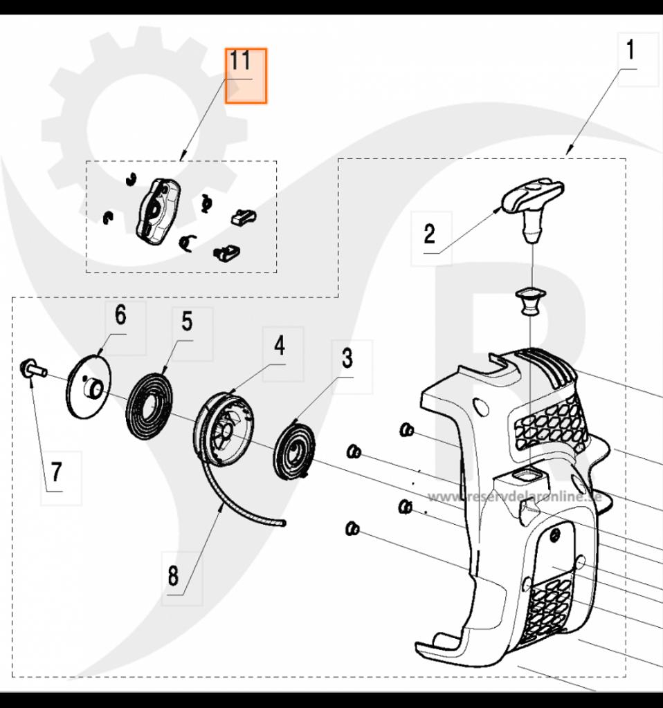 Startbrygga B26 PS, T26 CS, 5852965-01