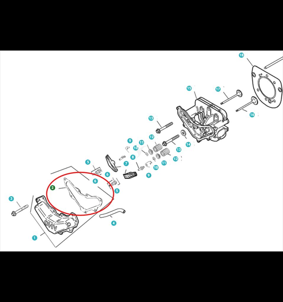 Ventilkåpspackning 5310295-54