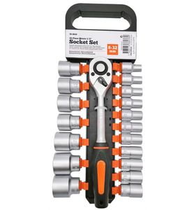Hylsnyckelsats 1/2" 19 delar 