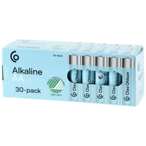 Alkaliskt batteri AA, LR6 30-pack
