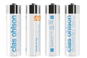 Laddningsbara batterier AA / HR6, 2300mAh