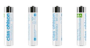 Laddningsbara batterier AAA / HR03, 900mAh 