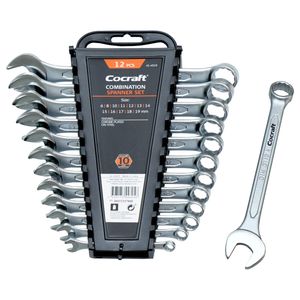 Cocraft Blocknyckelsats 6-19mm, 12-delar