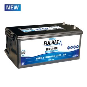 Batteri AGM - (Dual) 12V, 180Ah 512x222x218mm