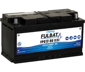 Batteri GEL - 12V, 90Ah 353x175x190mm