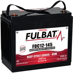 Batteri AGM CARBON - 12V, 148Ah 340x172x286mm