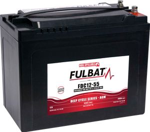 Batteri AGM CARBON - 12V, 55Ah 223x123x175mm