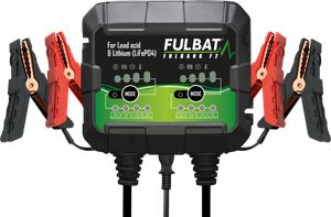 Batteriladdare FULBANK F2 - 6V/12V 2x2A