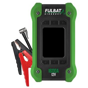 Batteribooster med luftpump 12V, 40Ah, 1600A