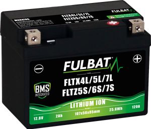 Batteri LITHIUM - FLTX4L/5L/7L+ FLTZ5S/6S/7S+ 12,8V, 3Ah 107x56x85mm