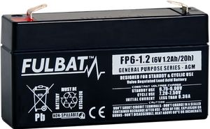 Batteri AGM - 12V, 1,2Ah 97x24x57,5mm