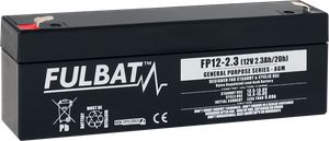 Batteri AGM - 12V, 2,3Ah 178x35x66mm