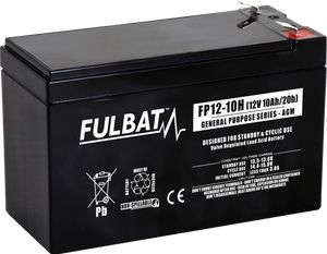 Batteri AGM - 12V, 10Ah 151x65x111mm