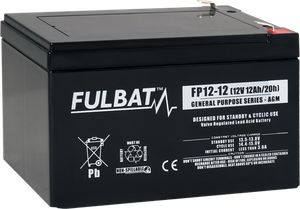Batteri AGM - 12V, 12Ah 151x98x101mm