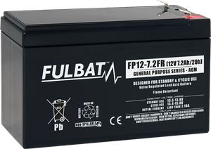 Batteri AGM - 12V, 7,2Ah 151x65x99,5mm