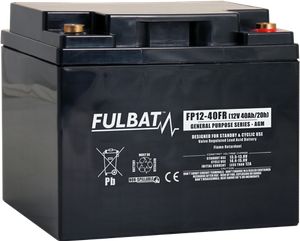 Batteri AGM - 12V, 40Ah 197x165x170mm