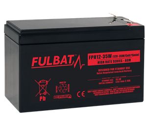 Fulbat Batteri AGM - FPH12-35W (T2) 12V, 7,95Ah