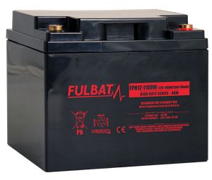 Batteri AGM - 12V, 46,5Ah 197x165x170mm