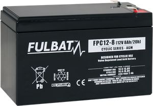 Batteri AGM - 12V, 8Ah 151x65x99,5mm